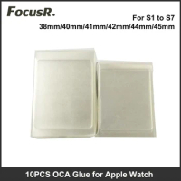10PCS OCA Glue Film Optical Clear Adhesive For Apple Watch Series 2 3 4 5 6 7 38mm 40mm 42mm 44mm LCD Touch Screen Lens Laminate
