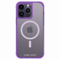 【CASE-MATE】iPhone 14 Pro Max 6.7吋 Tough Clear Plus 環保抗菌超強悍防摔保護殼 - 薰衣草紫