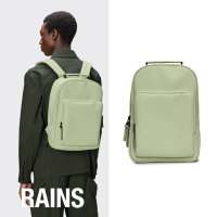 【Rains】Book Daypack 基本款防水日常後背包(Earth 地球綠)