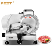 adjustable 0-17mm electric meat slicer machine 250mm cutting blade custom meat cutters market wholesale meat slicer
