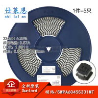 20piece 6045 patch 330uh plus or minus 20% SWPA6045S331MT wire wound SMD power inductors