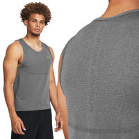 UNDER ARMOUR UA官方直營 男 Vanish Elite Seamless 背心_1382800-025(灰色)