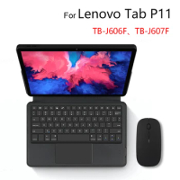 Keyboard Case For Lenovo Tab P11 TB-J606F 11" 2020 XiaoXin Pad Tablet Bluetooth Keyboard Case Portuguese Russian Arabic German