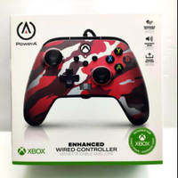 PowerA 增強型 Xbox Series X|S 有線控制器 遊戲手把 迷彩藍/迷彩紅