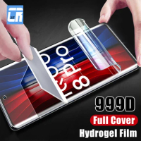 1-3Pcs Curved Screen Protector Hydrogel Film for Vivo iQOO 8 9 Y33S Y53S V23 V23e V21 X Note X90 X80 X70 X60 Pro Plus Soft Film