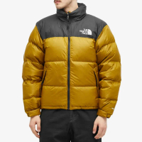 【The North Face】北臉 外套 男款 運動連帽外套 羽絨外套 防潑水 M 1996 RETRO 黑金黃 NF0A3C8D5HO