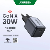 Ugreen Orginal Fast Charger Adapter 20W PD 4.0 สีขาว 1 PC GaN 20W 30W สําหรับ iPhone 16Pro Max 15 14