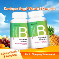 Vitamin B berbilangan tinggi: B1, B2, B6 dan B12, sesuai untuk lelaki dan wanita, vitamin pelbagai