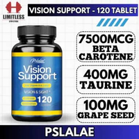 (PROMO!) USA Vitamin VISION SUPPORT Lutein & Vitamin A untuk Mata 120 Kapsul Untuk Mata Sehat