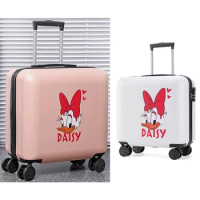 18 Inch Carry-on Women Travel Small Cabin Suitcase On Wheels Trolley Rolling Luggage Check-in Case Valises Voyage Free Shipping