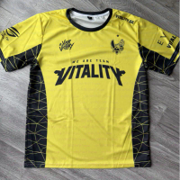 [Đội Vitality] Đồng phục đội e-sports CS2 BLAST 2025 của Team Vitality, bộ đồ tập luyện cho giải đấu