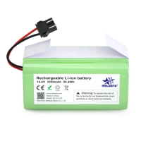 14.4V 3.5Ah Lithium Ion Battery Compatible with Conga Excellence 990 950 1090 1790 1990 Ecovacs DEEBOT N79S N79 DN622 RoboVac