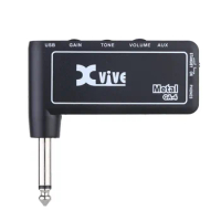 Xvive Guitar Plug Amp Amplifier Mini Rechargeable Electric Guitar Plug Headphone GA-3 Classic Rock / GA-4 Metal / GA-5 Delay