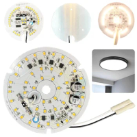 3.94 Inch LED Retrofit Kit 18W 1530LM Dimmable Ceiling Fan Retrofit Kit 3000K/4000K/6500K Ceiling Flush Light Replacement Panel