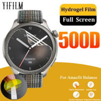 Full Coverage Soft TPU Hydrogel Film For Amazfit Balance Watch Screen Protector For Amazfit Balance HD Clear Film Not Glass