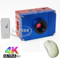 2020 4K / 1080P Ultra HD 60FPS SONY 1/2" Sensor HDMI USB Digital Video Microscope C-Mount Camera with Measurement