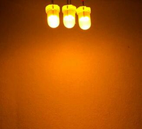 霧狀 F3 白發黃 3MM 黃色黃燈黃光 短腳 LED霧狀燈珠 1包1K=25元