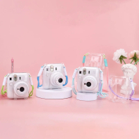 Ốp Máy Ảnh Vỏ Cứng Pha Lê, MINI12, Trong Suốt, Tương Thích Instax