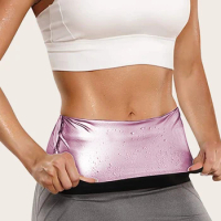 Women's Waist Trimmer Shaping Sauna Sports Belt Waist Trainer Sauna Slimming Belt Low Back And Waist Support Pink