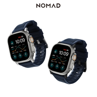 NOMAD Apple Watch 49/45/44/42mm 專用高性能橡膠質感錶帶(採用316不鏽鋼材質連接器設計)