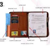 Dokumen keeper resleting F4 10 plastik ( Map Dokumen Pelaut )