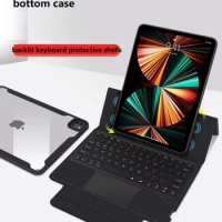 New 2021 iPad Pro11 12.9inch All-in-one Bluetooth Keyboard Case Air 4 Magnetic Split Can Be Rotated 360 ° iPad Case