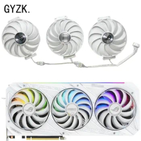 New For ASUS GeForce RTX3070 3080 3090 ROG STRIX WHITE OC Graphics Card Replacement Fan