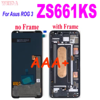 6.59" Original Amoled For Asus ROG 3 ZS661KS LCD Display Touch Screen Digitizer For Asus ZS661KS ROG 3 Strix ASUS_I003DD LCD