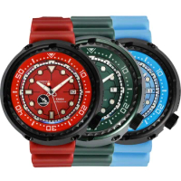 Rdunae R1ZK-II Titanium 52mm men's Automatic Diver Watch Big Tuna mechanical Watches NH35 C3 Luminous 50ATM Waterproof Men Watch