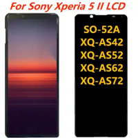 6.1 Original For Sony Xperia 5 II LCD Display With Frame Sony Xperia 5 II SO-52A XQ-AS52 LCD Touch Screen Digitizer Assembly