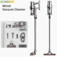 ECHOME Corded Vacuum Cleaner Handheld Large Suction Dust Mop Household Portable Car Home DualUse Dust Collector Cleaning Machine
