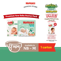 Lampin Bayi Baru Lahir Huggies (NB / S) - Kering / AirSoft / Naturemade (1 pek)