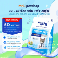 Hạt Cho Mèo MRVET E2 Gói 1KG Hỗ Trợ Chăm Sóc Tiết Niệu Cho Mèo