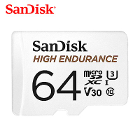 SanDisk高耐用microSDHC記憶卡 64GB 公司貨