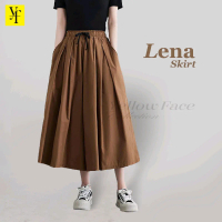 Yellowface Lena Skirt Rok Wanita Polos Bahan Cigaret Premium / Rok Polos Panjang / Rok Wanita Size S