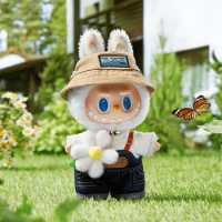 2024 New Original The Monsters Labubu Plush Figure 40cm Large Labubu Fall In Wild Action Figurine Collection Doll Keychain Toy