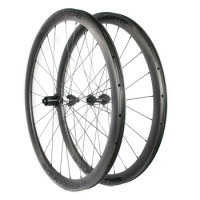 Serenade Wheels 35 40 45 50 55mm Custom 700c Wheelset Road Gravel Bike DT 350 Straightpull Hub 28mm Wide Thru-Axle Cycling Wheel