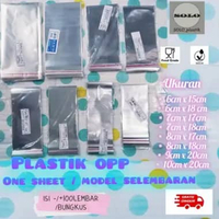 Plastik OPP selembar- one sheet risol dadar gulung 7x18 8x18 9x20 isi 100 lembar plastik makanan gul