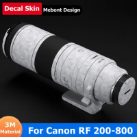 For Canon RF 200-800 Decal Skin Camera Lens Sticker Vinyl Wrap Film Protector Coat RF200-800 200-800mm F6.3-9 F/6.3-9 IS USM