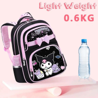 Elementary school backpack for girls in grades 1-3 to 6 42CM kuromi large capacity girl princess car