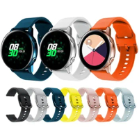 20mm 22mm Silicone Band For Samsung galaxy watch 5/pro/4 44mm 40mm Active 2 Gear 3 Strap bracelet For Galaxy Watch 4 46mm 42mm