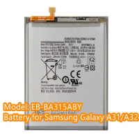 Battery EB-BA315ABY for Samsung Galaxy A31 A32 battery Replacement 5000mAh