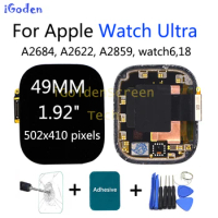 Original For Apple Watch Ultra LCD Display Touch Screen Digitizer 49MM A2684, A2622, A2859, watch6,18 For apple watch ultra LCD