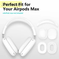 for airpod max 2020 case transparent anti-Scratch headphone cover soft tpu case for women cute Protect Shell for Airpods Max