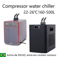 Water chiller aquarium cooling fish tank cooler freshwater seawater refrigeration compressor water cooler for 160-500L