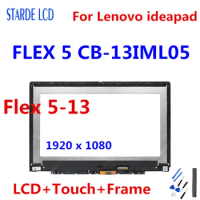 13.3" Super For Lenovo ideapad FLEX 5 CB-13IML05 LCD Display Touch Screen Digitizer Assembly Frame F