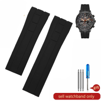 สายนาฬิกาซิลิโคนสำหรับ Citizen City Air Eagle Jy8035-04e 8030 กันน้ำ กันเหงื่อ ยางซิลิโคนสำหรับผู้ชา
