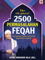 2500 PERMASALAHAN FEQAH BY USTAZ MUHADIR HAJI JOLL galeri ilmu