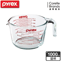 【美國康寧】Pyrex 耐熱玻璃單耳量杯1000ML