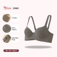 Elena Seamless Bra Berkawat Busa Tipis Cup C Kait 4 Bra Sayap Lebar Cup Besar 34C - 44C E 29881